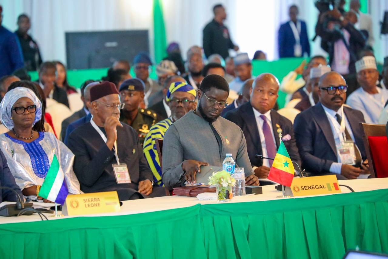 Bassirou Diomaye Faye prend part à la 67e session ordinaire de la CEDEAO à Abuja