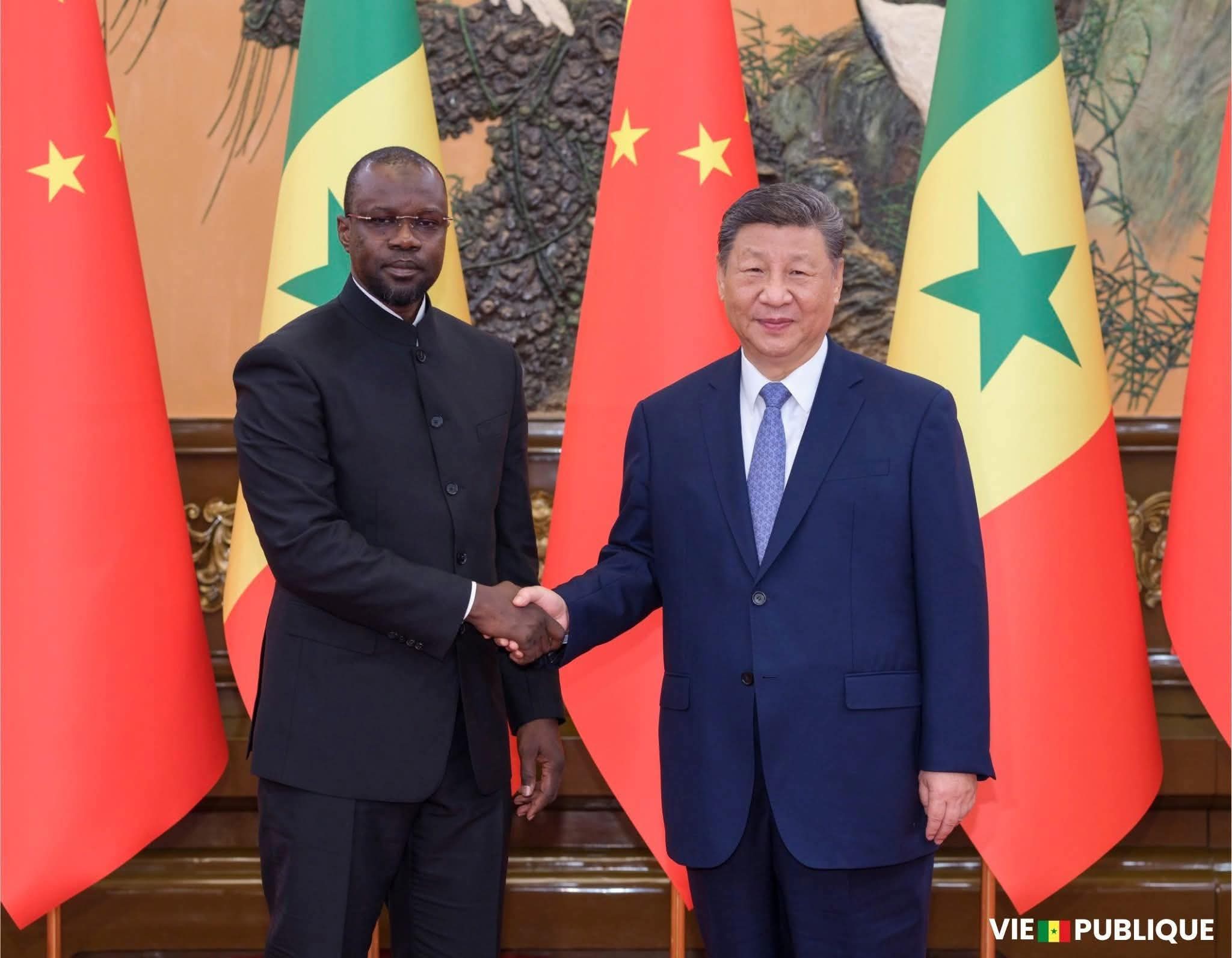 Pékin : le PM Ousmane SONKO “satisfait” de sa rencontre avec Xi Jinping
