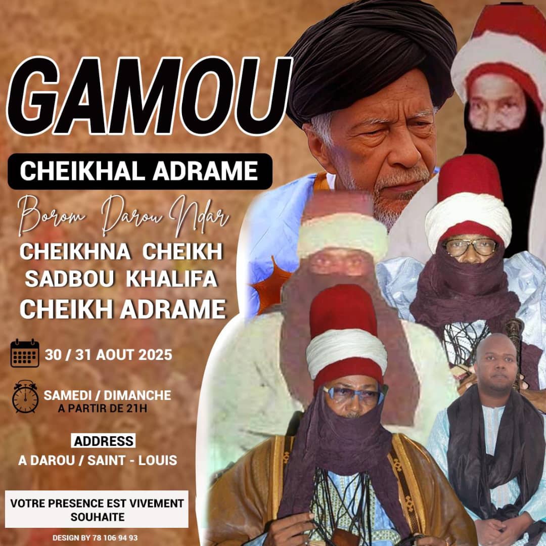 Gamou Cheikhal Cheikh Adrame Borom Darou Ndar : Un rendez-vous spirituel majeur à Saint-Louis