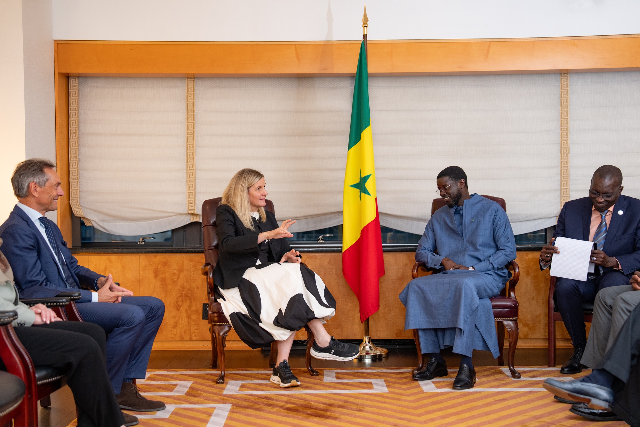 En marge de l’Assemblée générale de l’ONU, le Président reçoit la Présidente du CIO pour parler des JOJ Dakar 2026