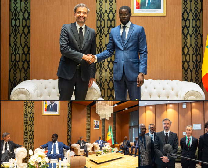 Le Président Bassirou Diomaye Faye reçoit le Président du FIDA pour renforcer la coopération agricole