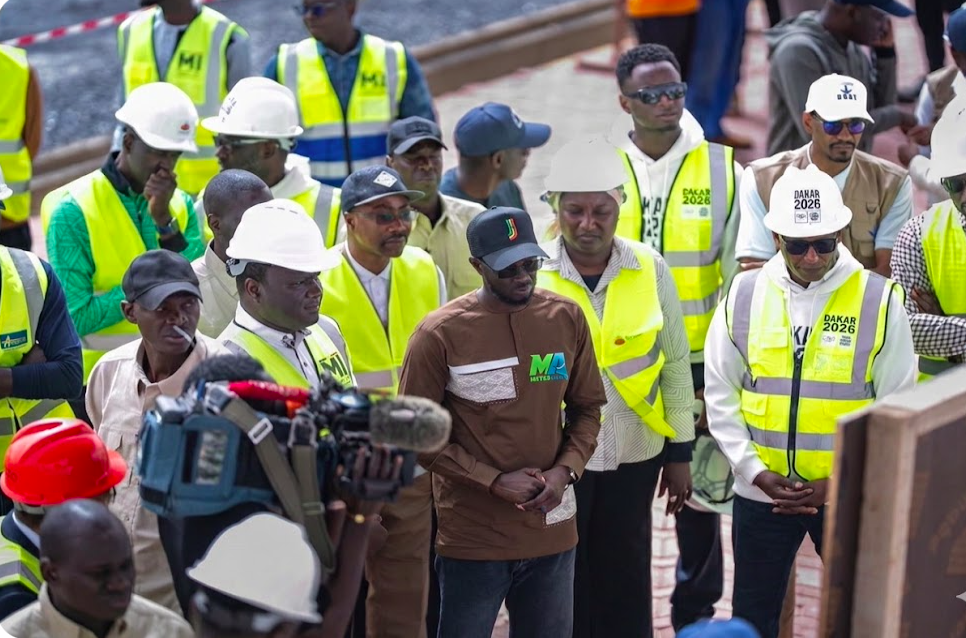 JOJ Dakar 2026 : Bassirou Diomaye Faye inspecte les chantiers et met la pression pour respecter les délais