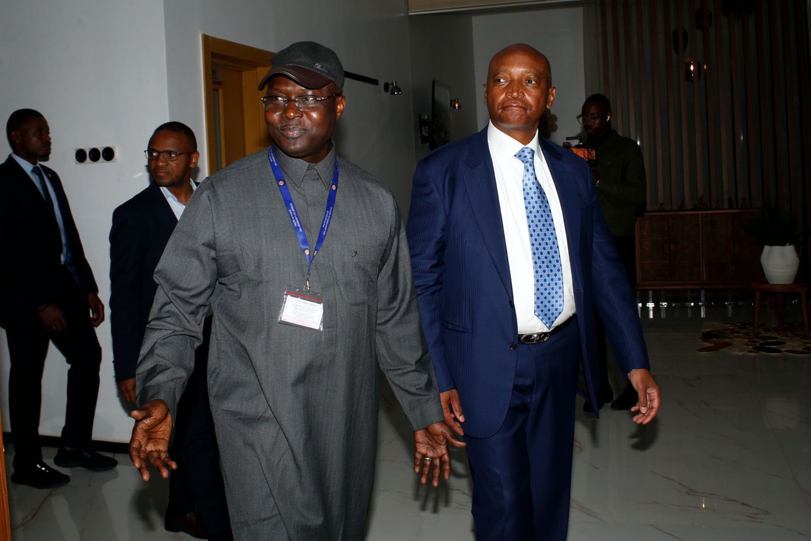 Visite officielle : le président de la CAF Patrice Motsepe à Dakar