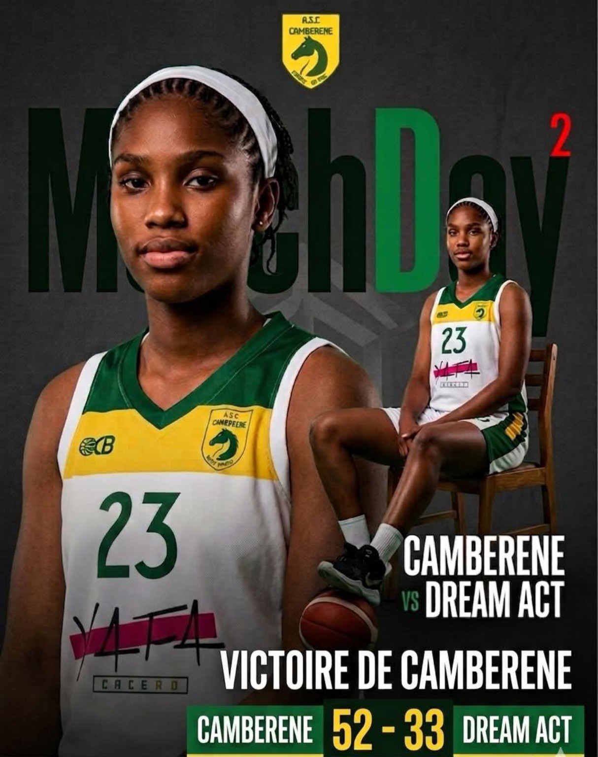 ASC Cambérène domine Dream Act avec autorité