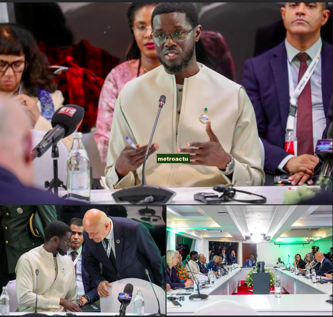 Bassirou Diomaye Faye plaide pour une économie bleue conciliant développement et préservation de la planète