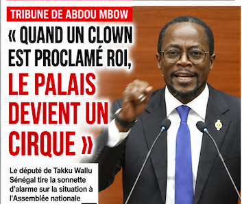 ABDOU MBOW DÉNONCE UNE « CLOCHARDISATION » DE L’ASSEMBLÉE NATIONALE